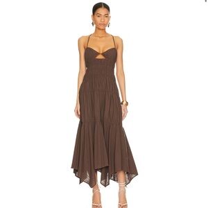 SNDYS Tahlia Dress in Chocolate